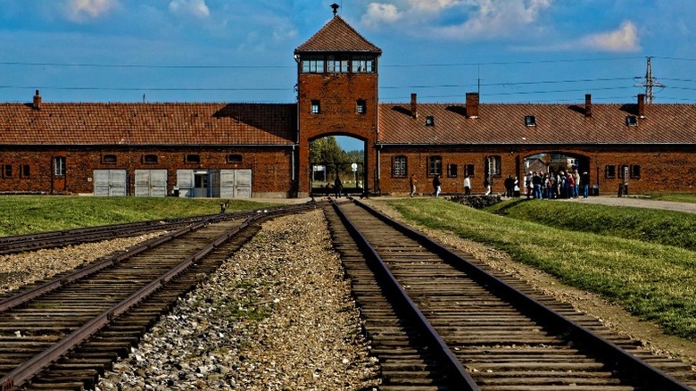 Entrance to Auschwitz