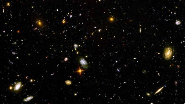 Countless galaxies in the Hubble Ultradeep Field image.