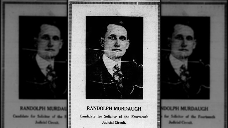 Newspaper clipping about Randolph Murdaugh Sr.