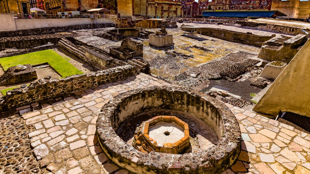 Excavations at the Zocalo in Mexico City