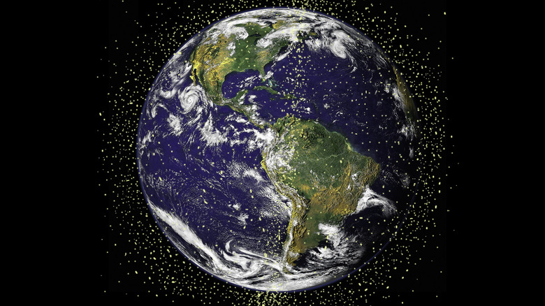orbital debris around earth