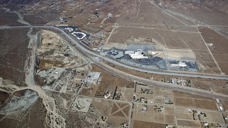 Cabazon, California aerial view