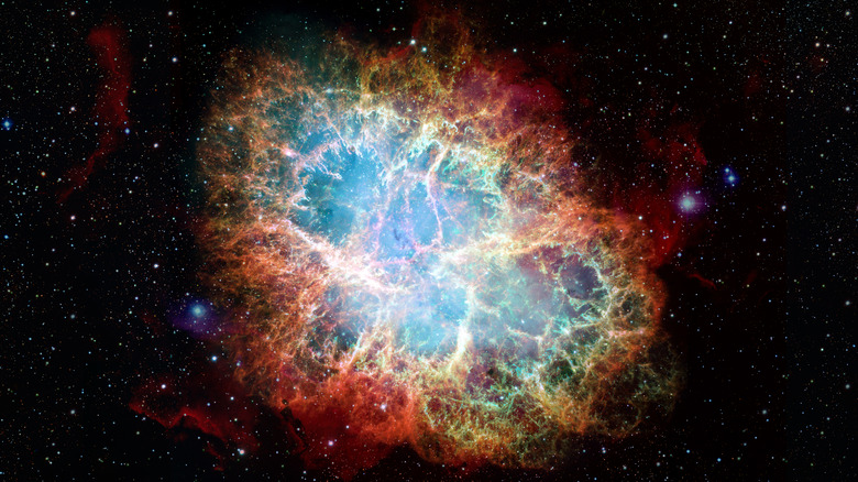 Hubble image of Crab Nebula