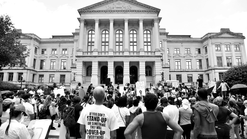 Justice for Kendrick Johnson Rally at the Georgia statehouse