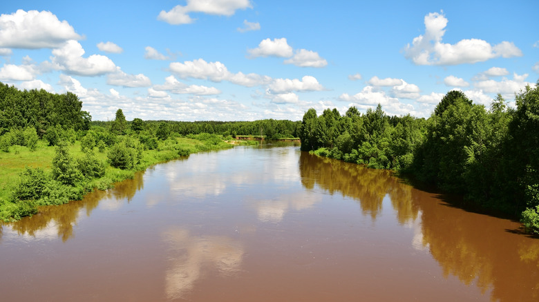 Mississippi River banks near Hannibal