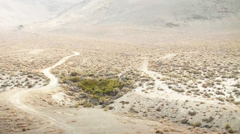 California Desert aerial view