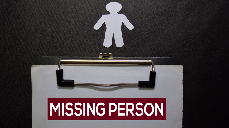 missing person graphic sign