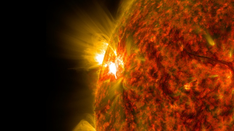 solar flare eruption