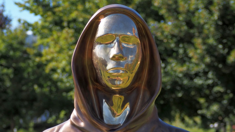 Bust of Satoshi Nakamoto in Budapest