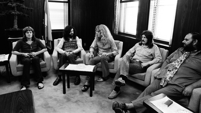 Led Zeppelin with Peter Grant