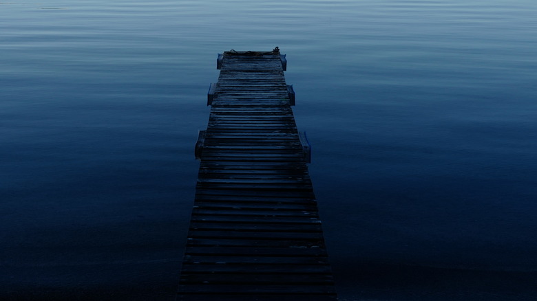 Dock over a lake