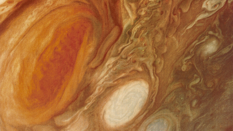 Jupiter's atmosphere and Red Spot