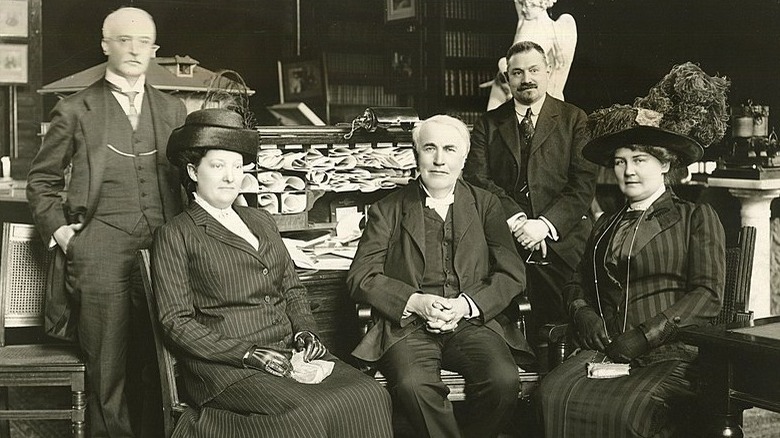 Diesel with Edison, 1912