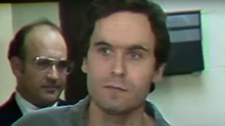 Ted Bundy staring to side