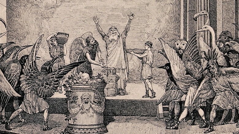 Performance of The Birds by Aristophanes