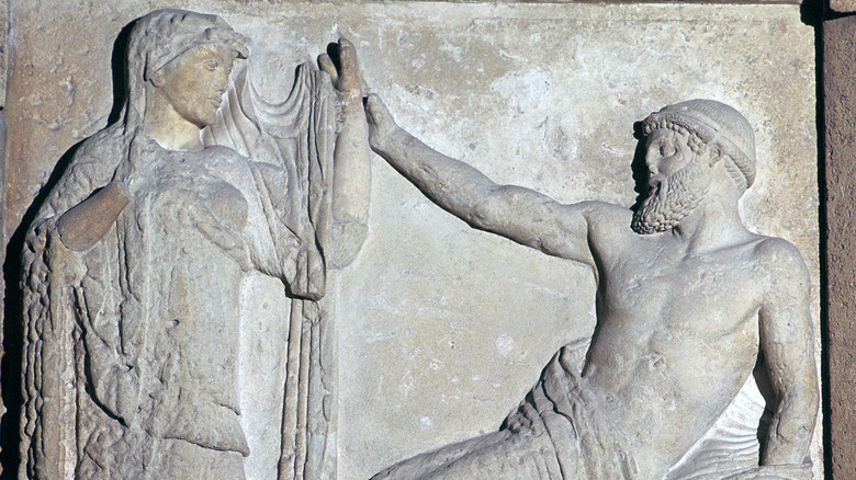 Relief of Zeus and Hera  