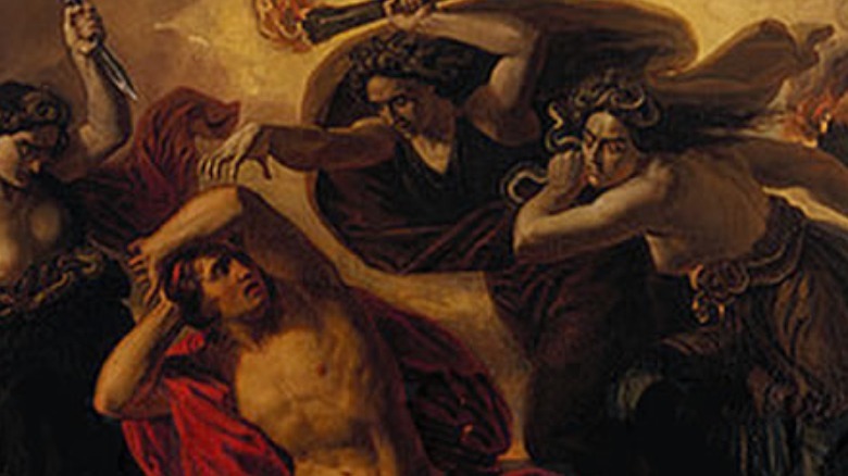 orestes attacked by the furies
