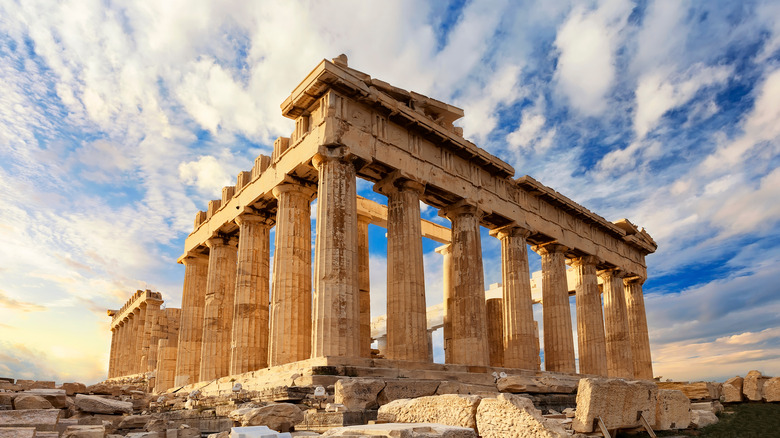 the Parthenon in Athens