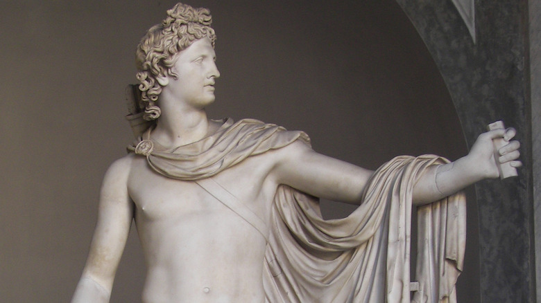 A Roman copy of the Belvedere Apollo