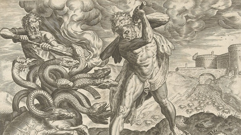 Herakles Hydra illustration