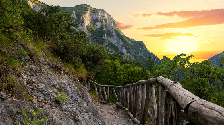 Mount Olympus sunset