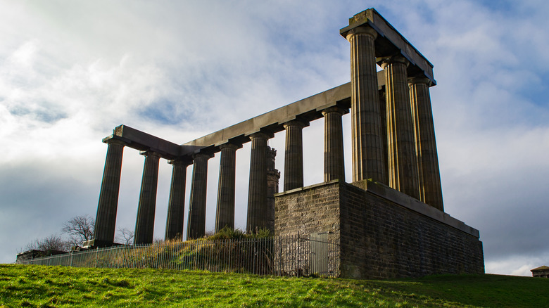 Scotland's Disgrace against the sky