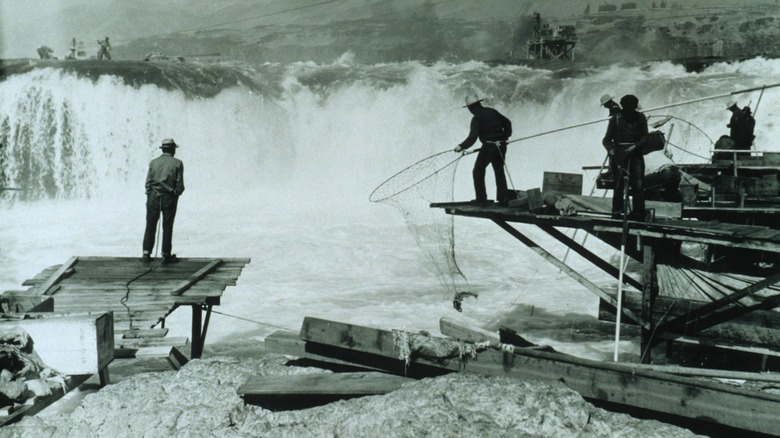 Indigenous fishing with nets