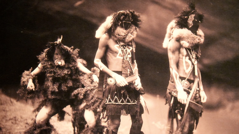 Navajo ritual dancers