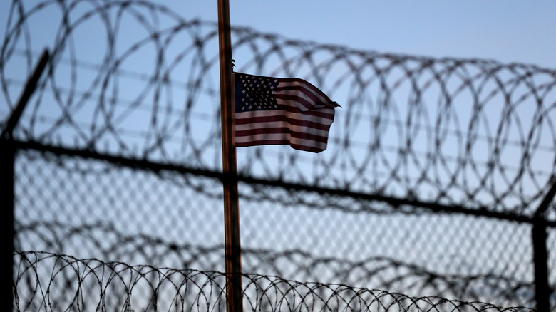 American flag at Guantánamo Bay