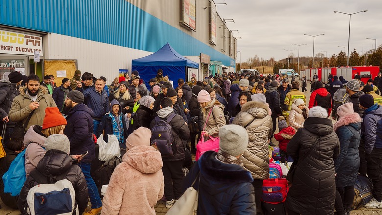 Ukrainian refugees in Poland