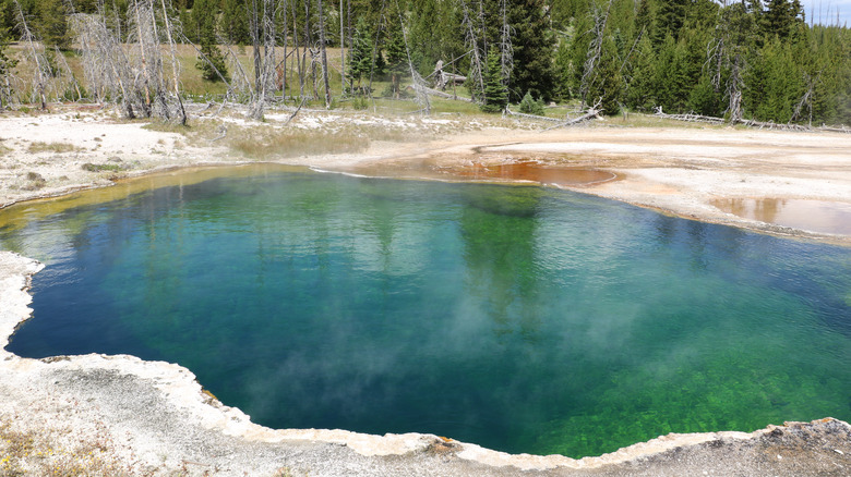 Abyss Pool at Yellowstone Park