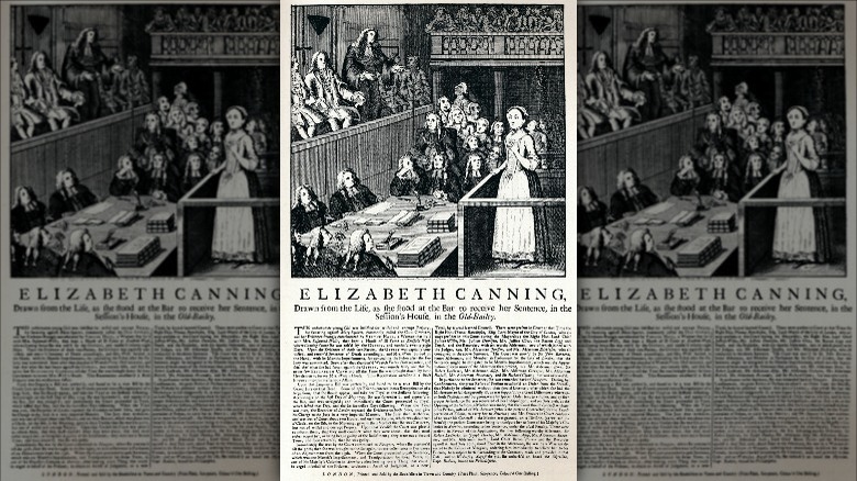 Broadside of the Elizabeth Canning case