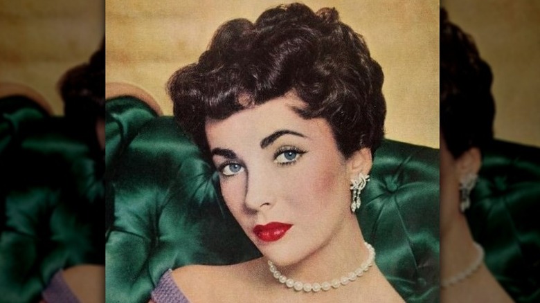 Elizabeth Taylor, shampoo ad, 1952