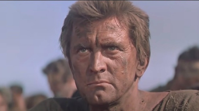 Kirk Douglas as "Spartacus"