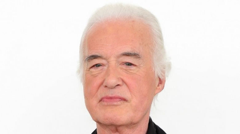 Portrait of Jimmy Page smiling