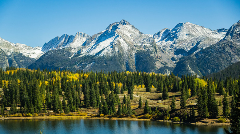 Colorado Rockies during autumn