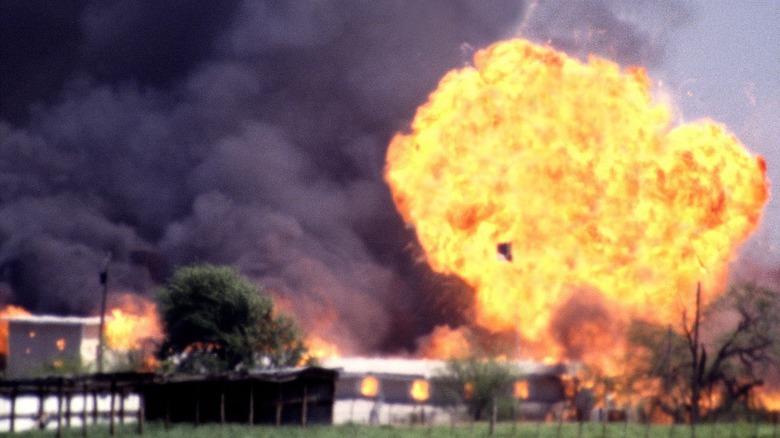 Fire during Waco Siege
