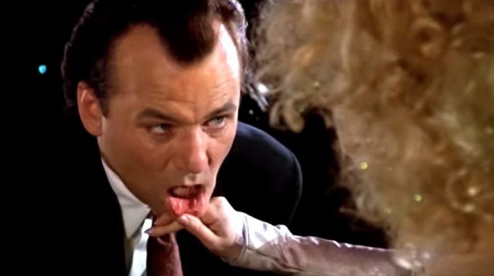 Scrooged: Bill Murray  lip