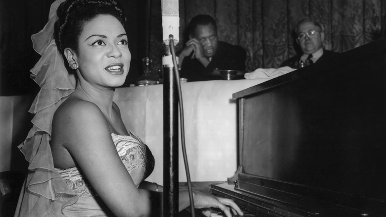 Hazel Scott playing piano