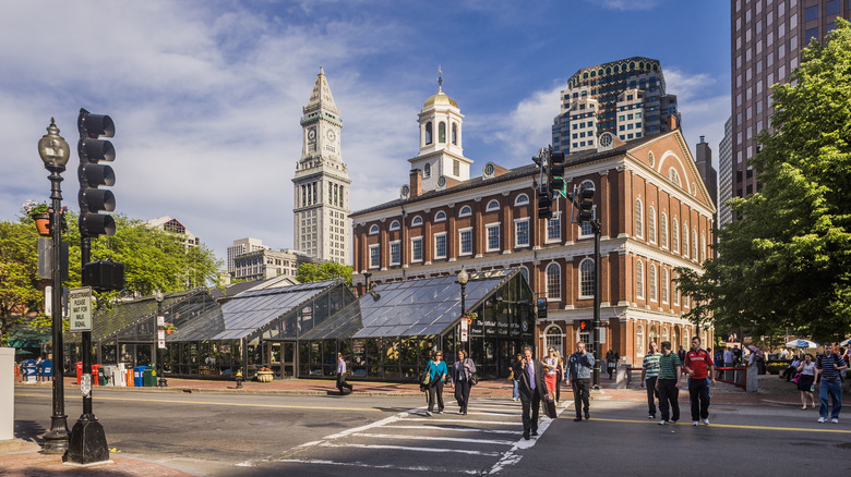 Faneuil Hall in Boston, MA