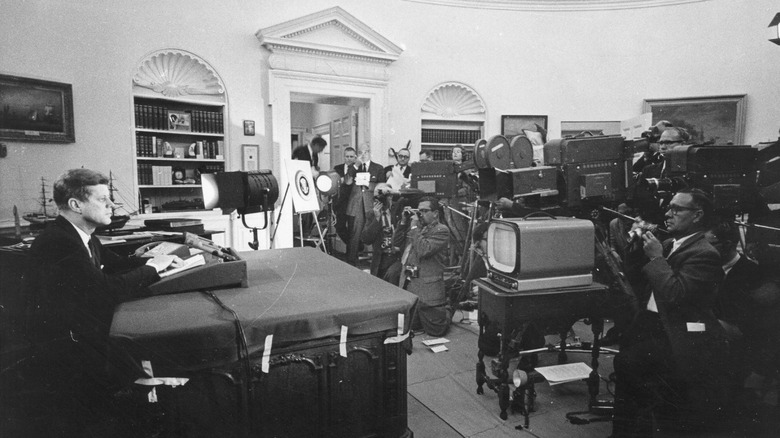 Kennedy making televised address