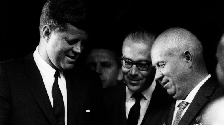 Kennedy and Khrushchev