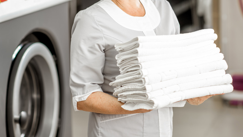 Laundry worker