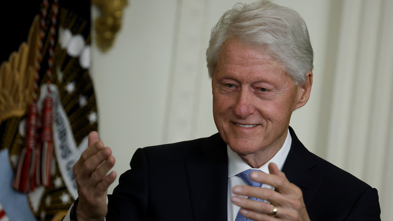 Bill Clinton smiling