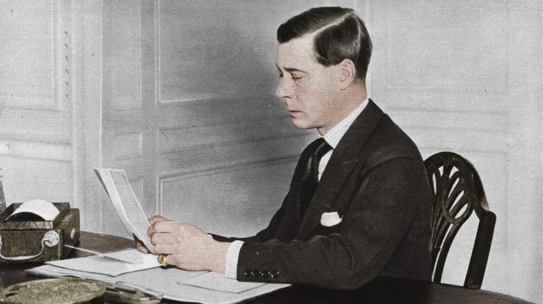 Photo of Edward VIII in office 