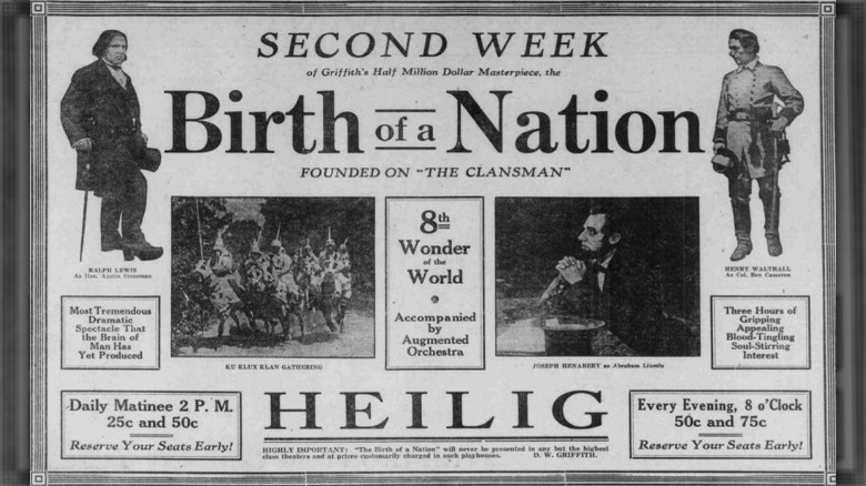 poster oadvertising birth of a nation