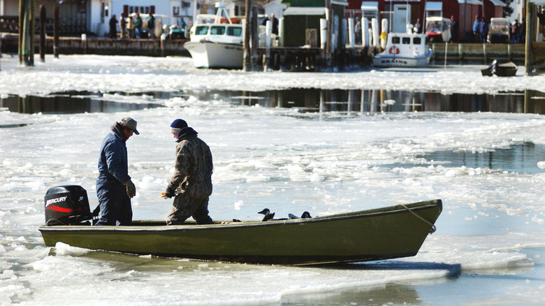 Fishing boat at Tangier Island 