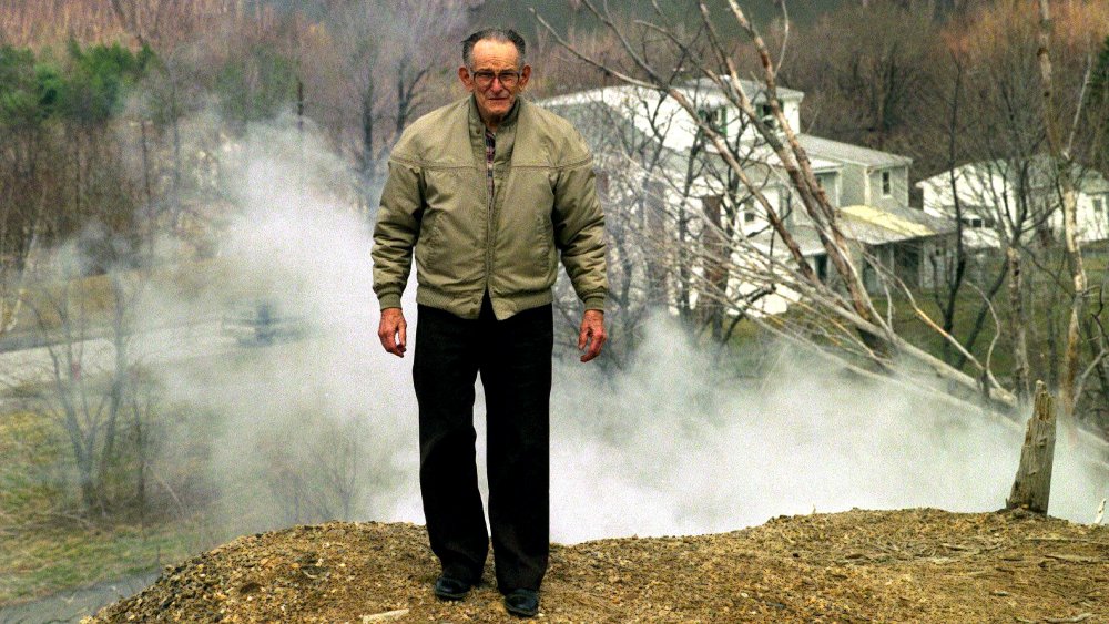 Another shot of the mayor overlooking Centralia