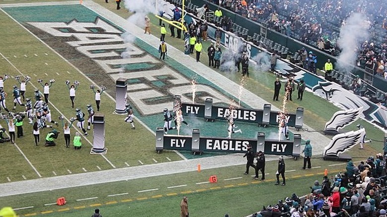 Fly Eagles fly banner game