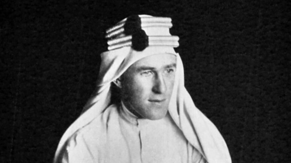 Lawrence in Arab garb